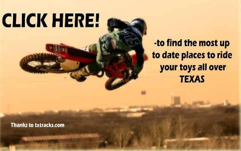 Click here to find the most up to date places to ride your toys all over Texas